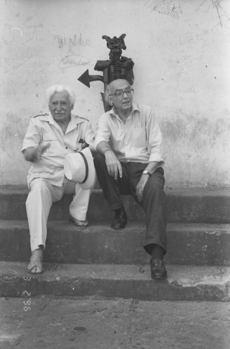 Jorge Amado e José Saramago, na Bahia