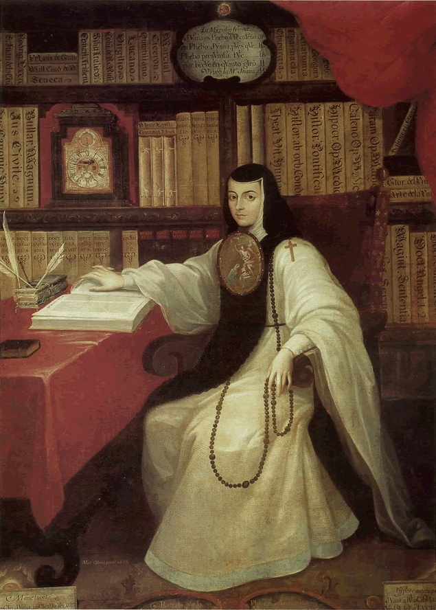 Miguel Cabrera, "Retrato de Sor Juana Inés de la Cruz"